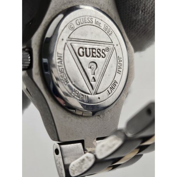 Rare Guess Quartz Watch Ladies Great Condition Glows Rotating Bezel New Battery main image 8